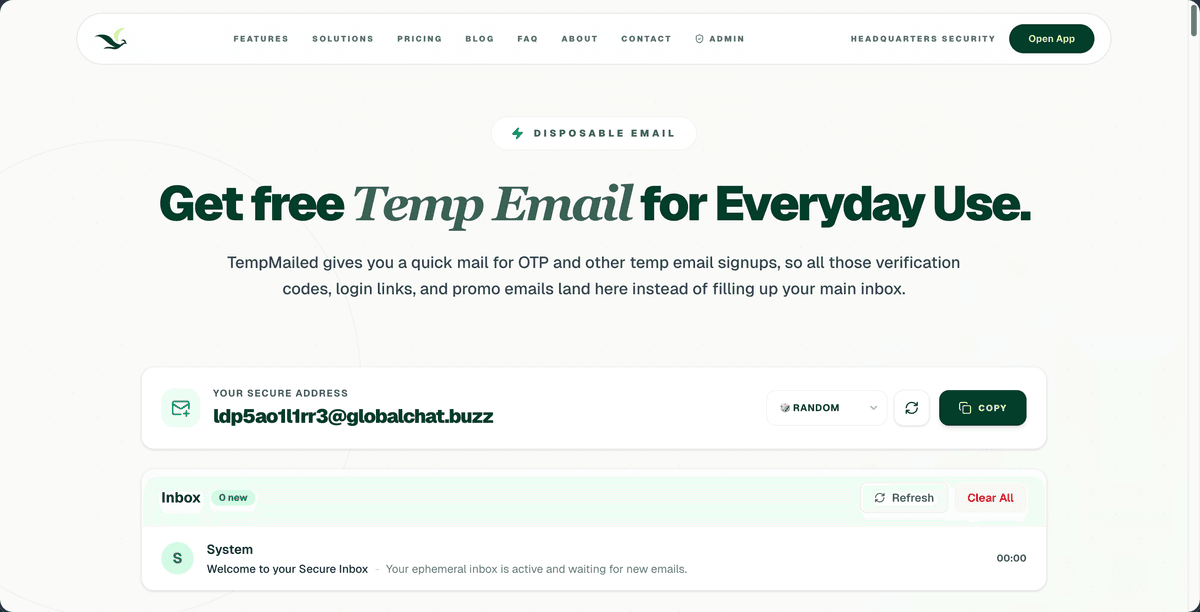 tempmailed.com